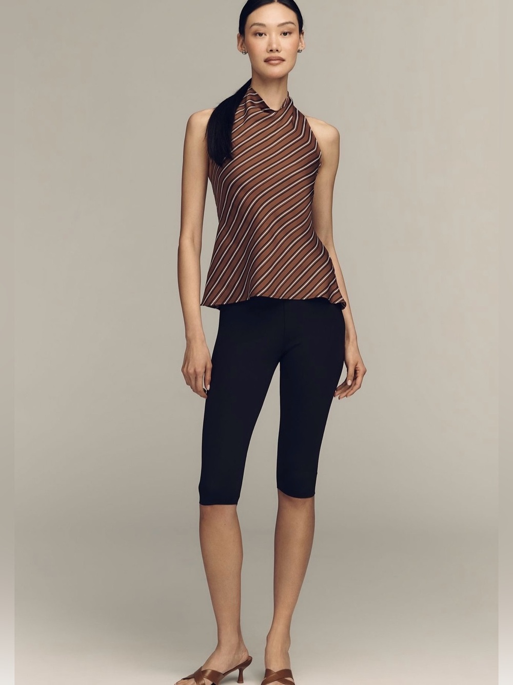 Jamie Satin Halter-Neck Tank
by Maeve NWT SZ M